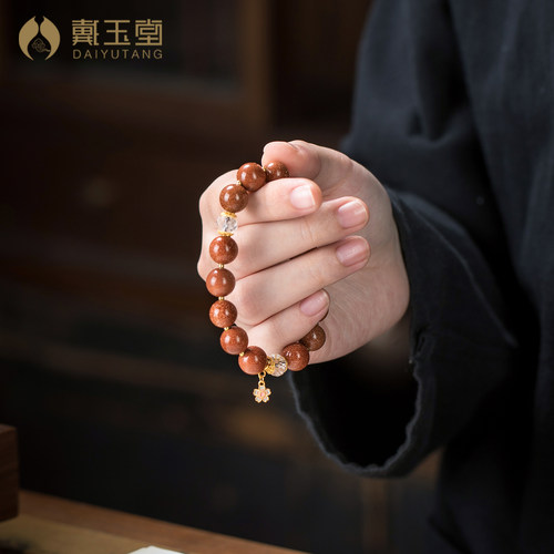 非遗大漆佛珠金砂石手串手链手饰