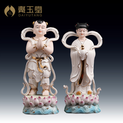 善财童子龙女佛像观音助手