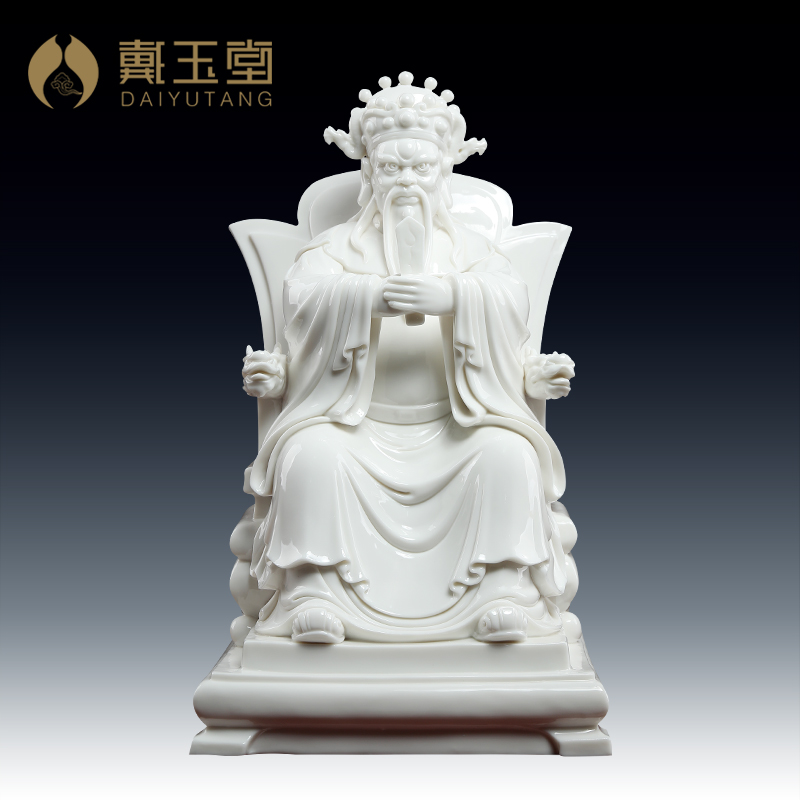 戴玉堂陶瓷供奉风水德化龙五爷