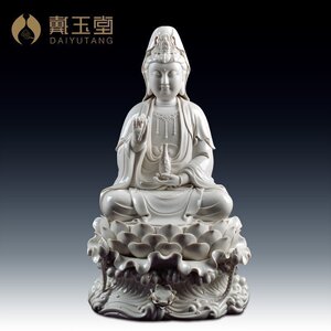 三莲观音菩萨佛像南海观世音