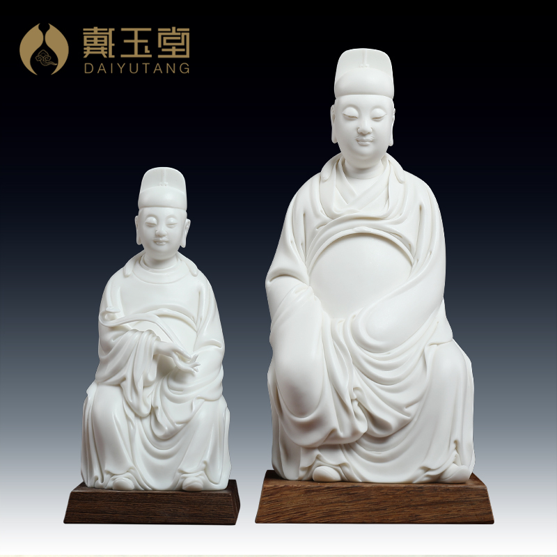 戴玉堂陶瓷金榜题名文曲星神像