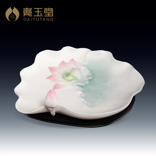 莲花供佛果盘佛前供奉家用
