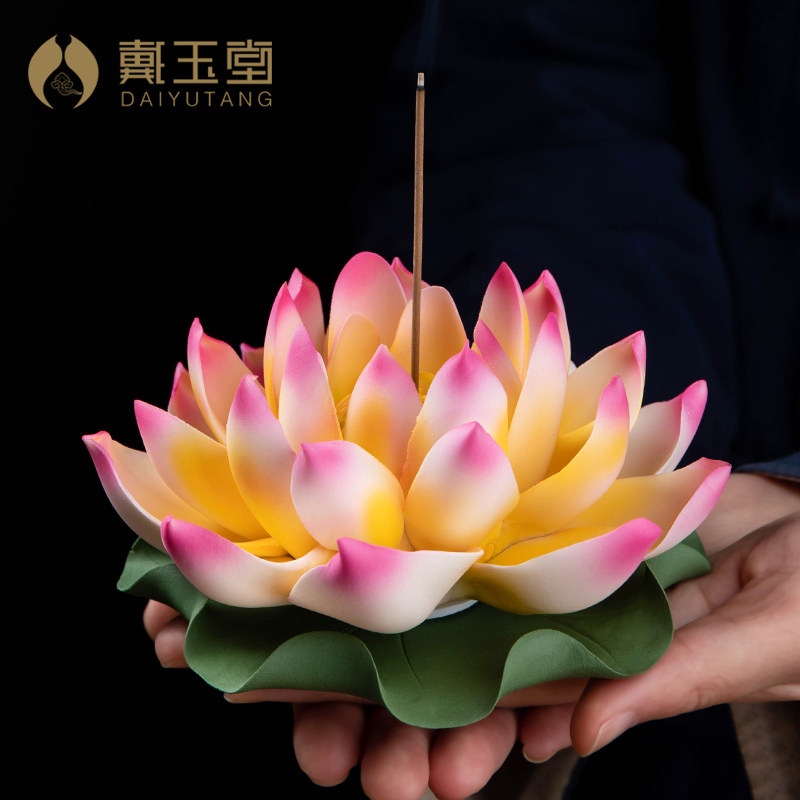 10多种颜色可选纯手工陶瓷花