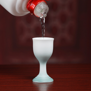 陶瓷高脚小酒杯财神爷上供供奉家用神像佛前财神供酒杯茶杯供水杯