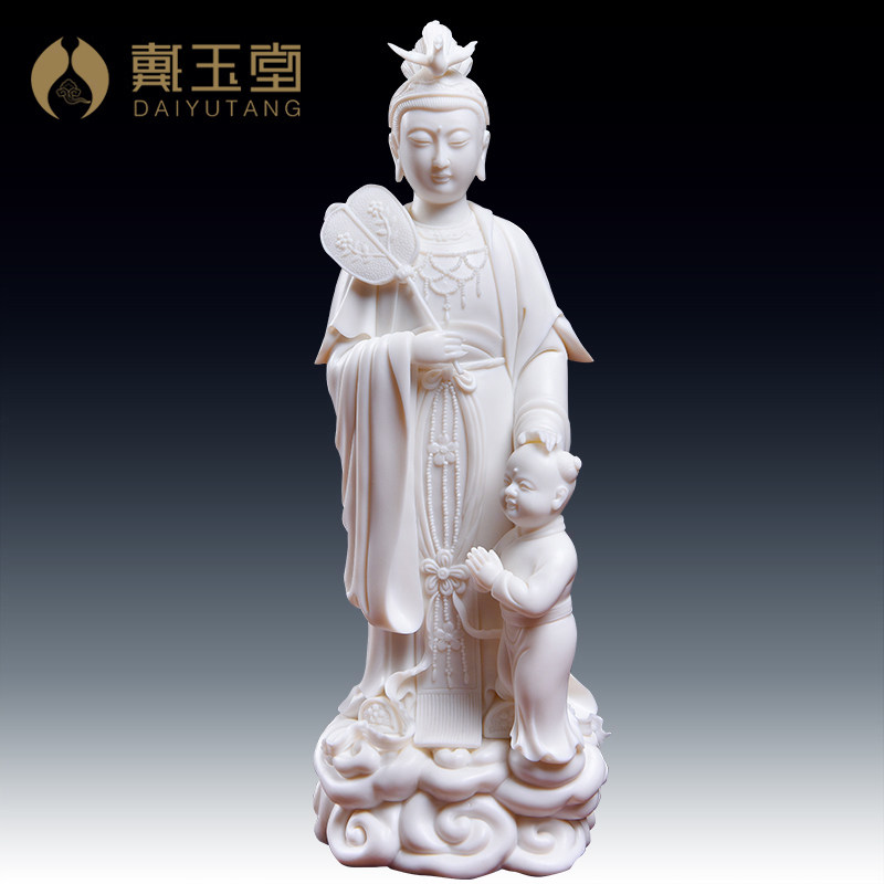 戴玉堂陶瓷陈太后顺天供奉神像