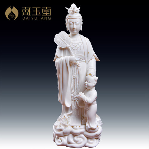 戴玉堂陶瓷陈太后顺天供奉神像