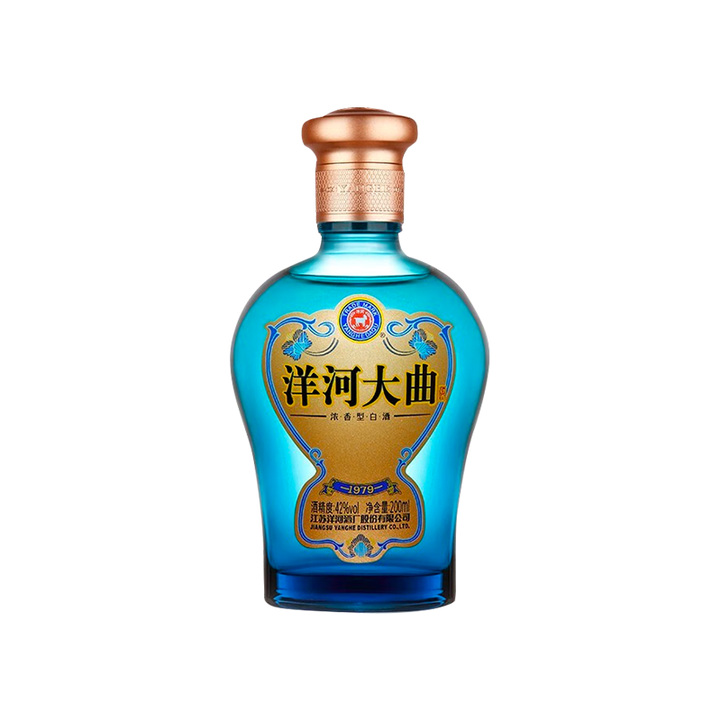 【天猫U先】洋河 大曲1979浓香固态法纯粮优级白酒42度200ml口粮