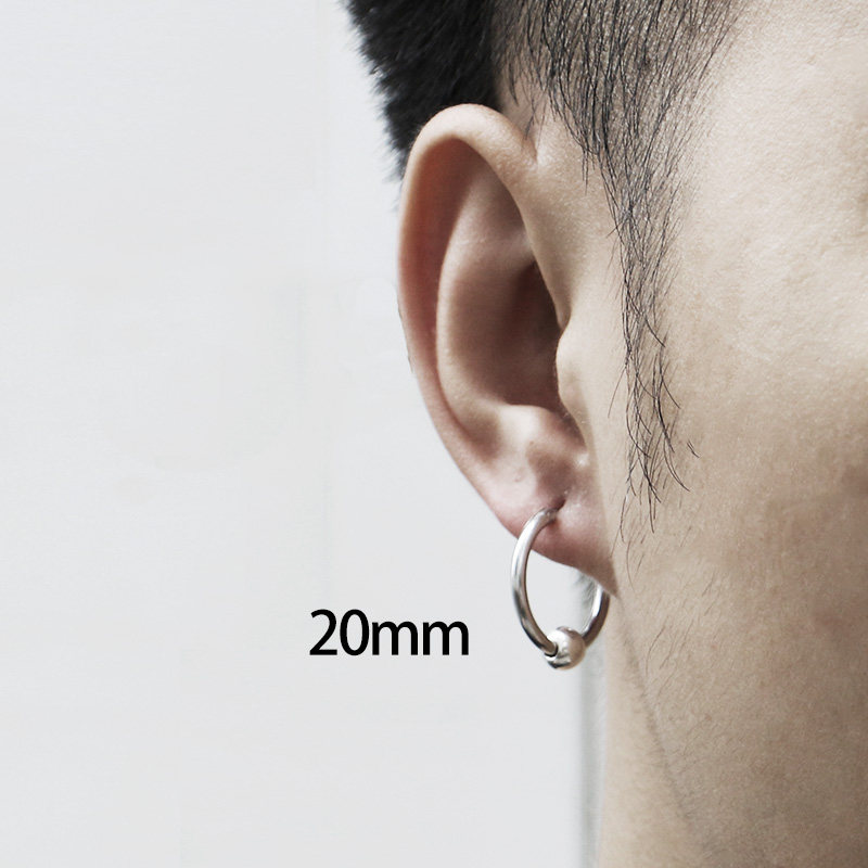 刻字加粗潮人925纯银耳环男耳圈韩国银耳扣耳钉耳坠女防过敏单只,饰品/流行首饰/时尚饰品新,耳环,淘宝优惠券,粉丝福利购,淘宝优惠卷