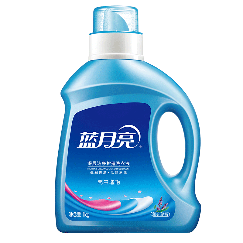 蓝月亮洗衣液亮白增艳