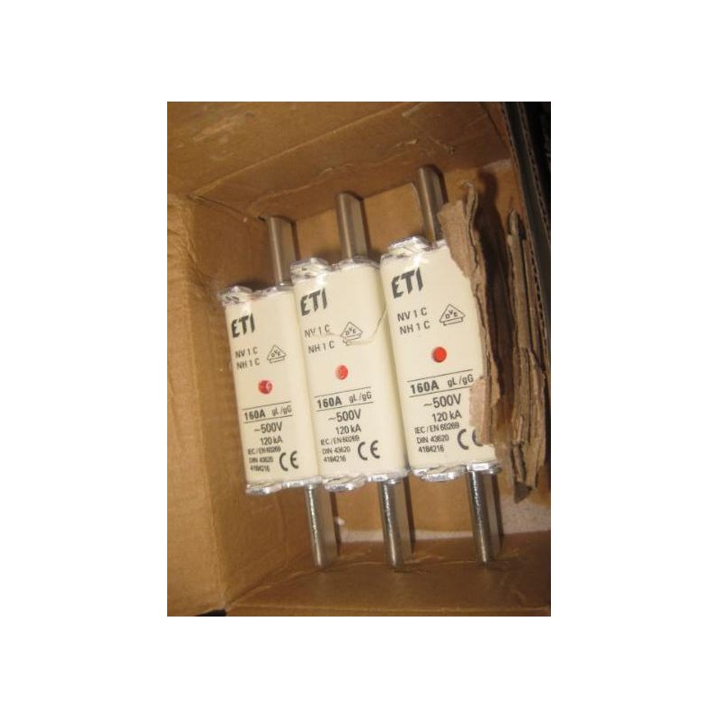 德国进口ETI熔断器NV1C NH1C 200A 500V 120KA gL/gG