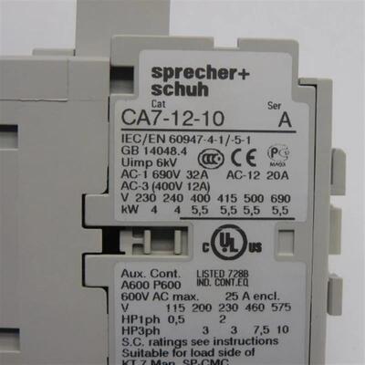 Sprecher+Schuh CA71210 CA71201 CA712E10 CA712E01询
