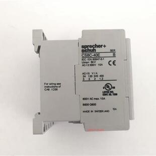 原装正品接触器Sprecher+Schuh  CS8C40E DC24V DC220V DC110V