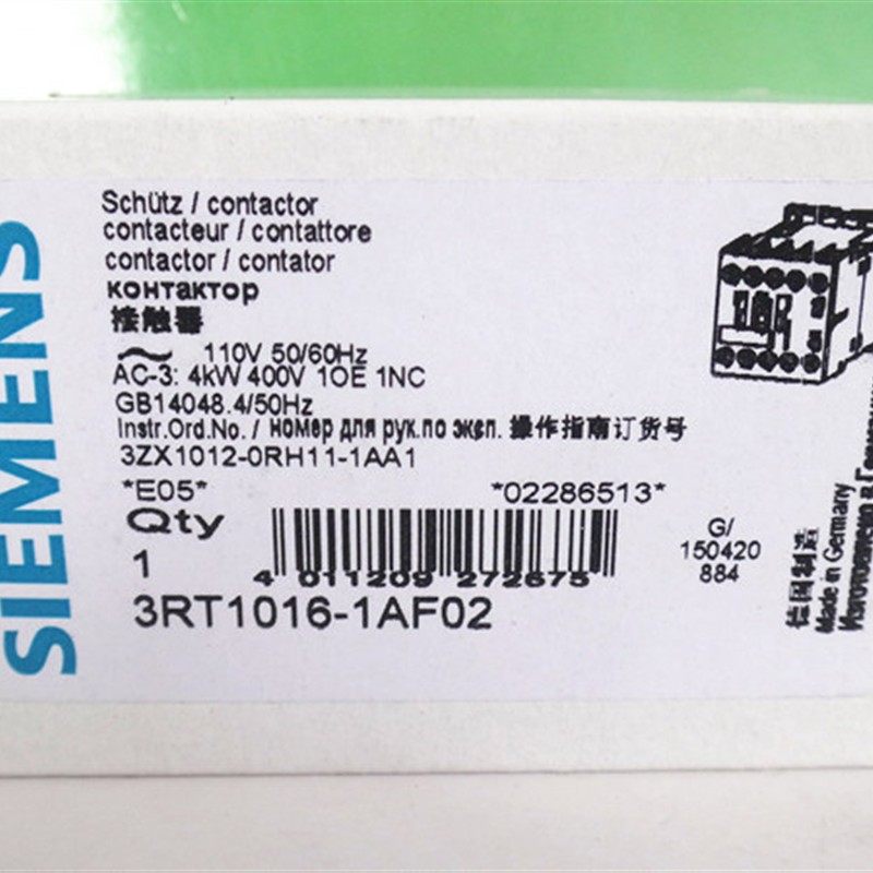 1015/1017/1-1AP01/1AP02/1AB01/1AB02/1AF02/1AF01接触器