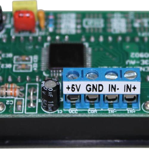 接温度变送器DC0-10V信号输入 数显面板温度表头 可选DC24V电源