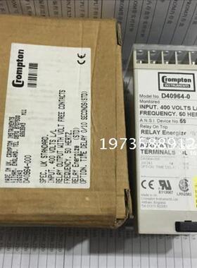 D40964-000 Crompton时间控制继电器 D4O964-000