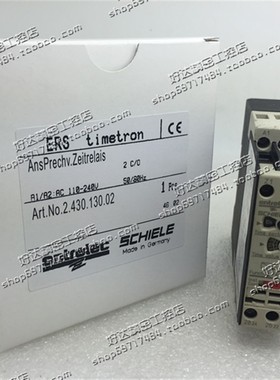 原装正品德国时间继电器 ERS timetron 2.430.102.01
