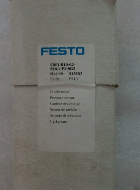 原装正品FESTO 534157  SDE1-D10-G2-R14-L-P1-M12 现货