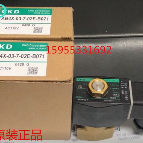 原装电磁阀AB41-03/-1/2/3/4/5/6/7/-02E-DC24VAC220VAC110V