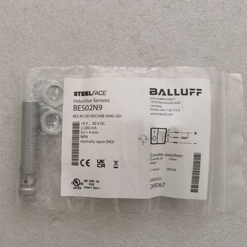 全新原装balluffBES02N9 BES M12EI-NSC40B-S04G-S01 现货