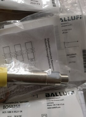 全新原装BALLUFF BOS0258 BOS 18M-X-RS21-S4 现货