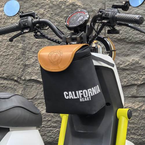 帆彩原创电动车前置挂包踏板车通用挂包收纳包包防泼水电动车挂包