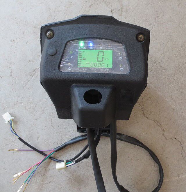 摩托车改装配件 龙鼎大悍马沙滩车带液晶仪表连体车灯 仪表大灯