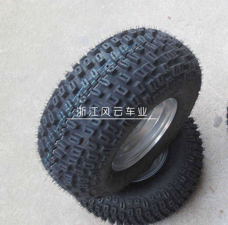 卡丁车配件 小公牛悍马沙滩车7寸建大轮胎 16X8-7轮胎带轮毂总成