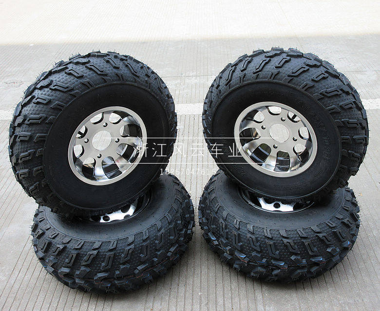 卡丁车配件 吉普车 沙滩车23X7-10  22X10-10寸轮胎铝轮毂一套