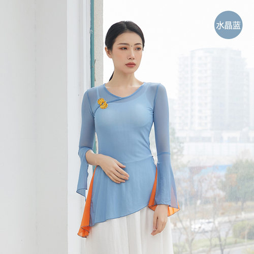 古典舞身韵练功服纱衣舞蹈服