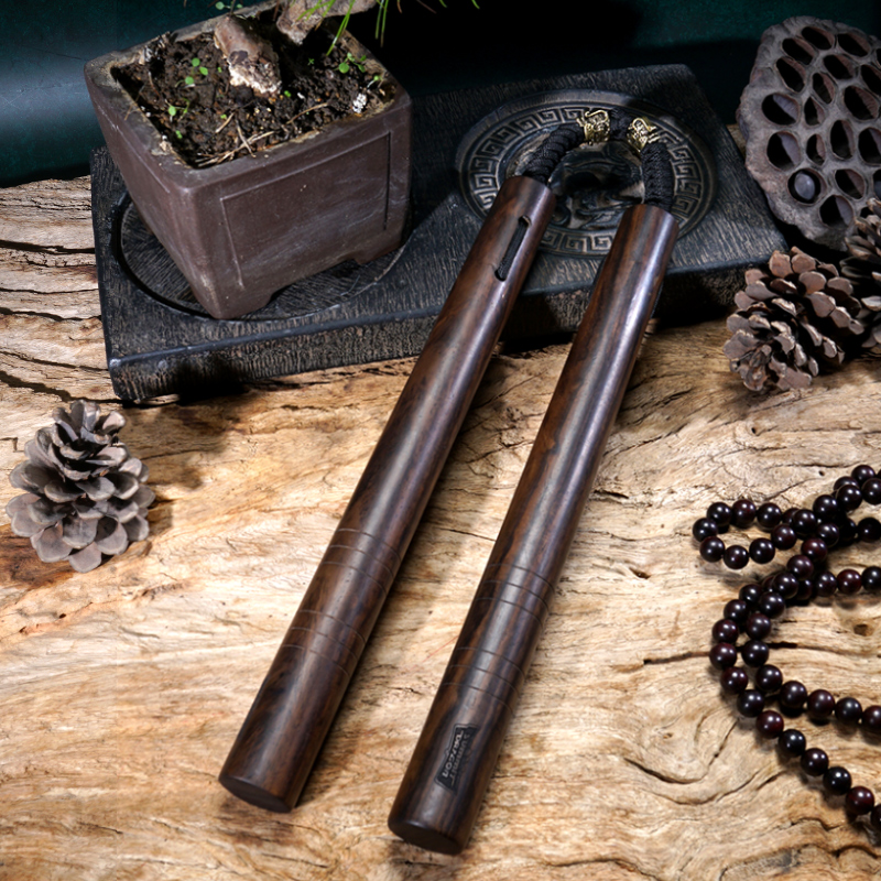 盒装典藏黑檀木双节棍天脉傲龙