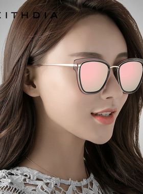 Veithdia/威斯.蒂亚25款时尚炫彩防紫外线太阳镜女士开车专用