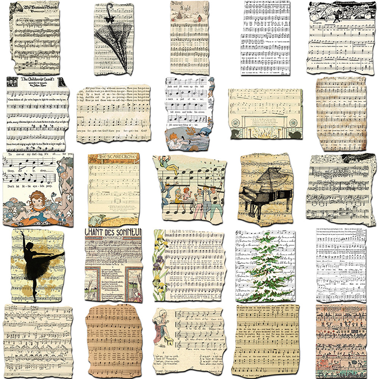 音符乐器贴纸儿童卡通钢琴可反复黏贴音乐会小礼物符号文具奖品