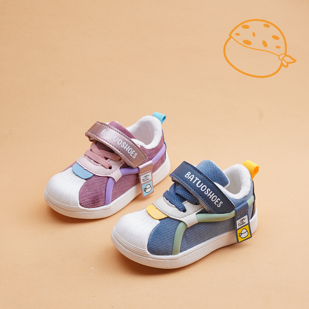 巴托软底轻便防滑加绒保暖棉鞋