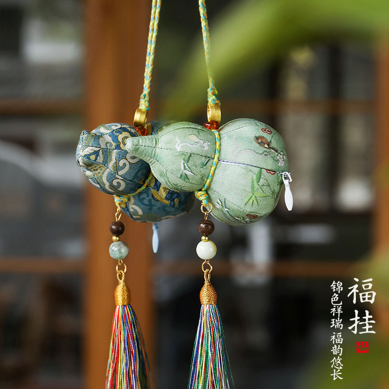 福禄葫芦挂件成品香囊艾草香包可替香料招财纳福平安祥瑞礼品礼物