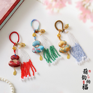 非遗手工宋锦小马挂件diy材料包旗袍服饰配胸针/车载挂包/钥匙扣