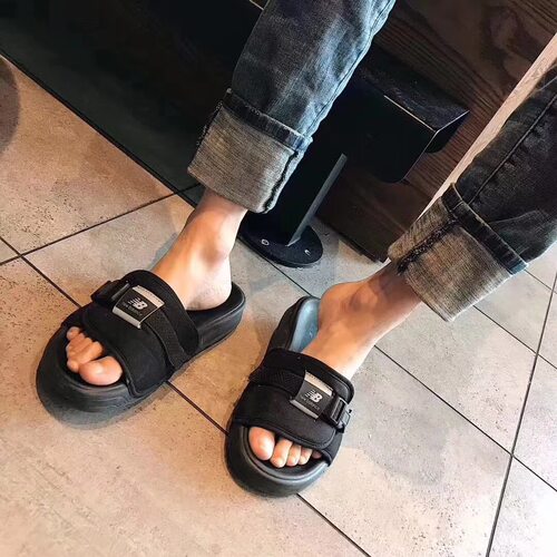 nb夏季大码韩版休闲风外穿沙滩鞋
