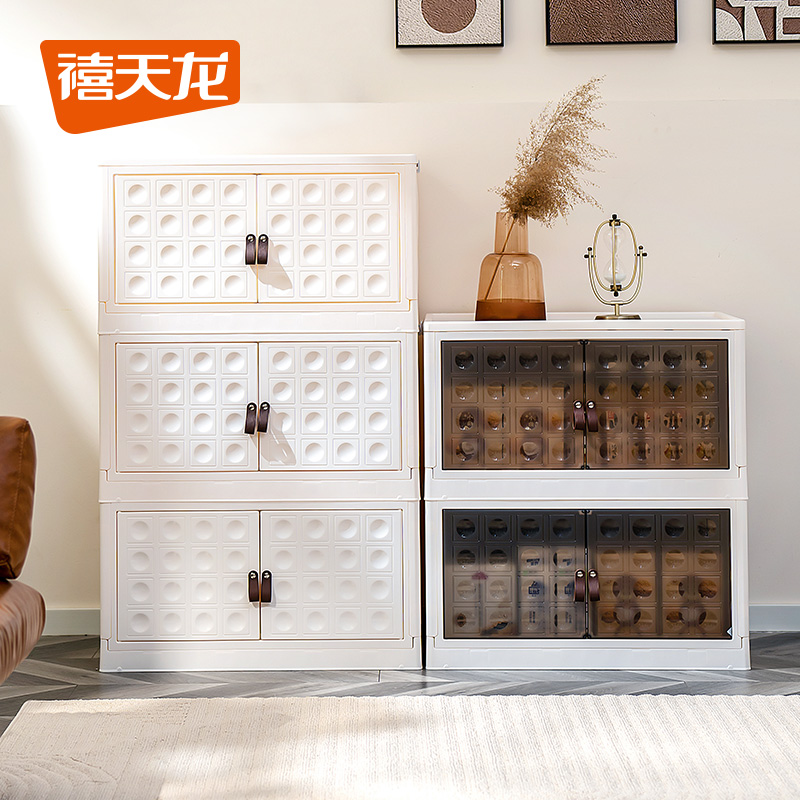 禧天龙魔方折叠收纳柜五开门卧室衣柜