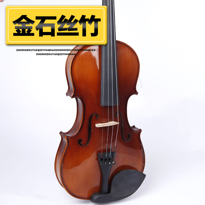梵巢西洋乐器小提琴多规格尺寸专业初学演奏成人儿童考级枫木背板