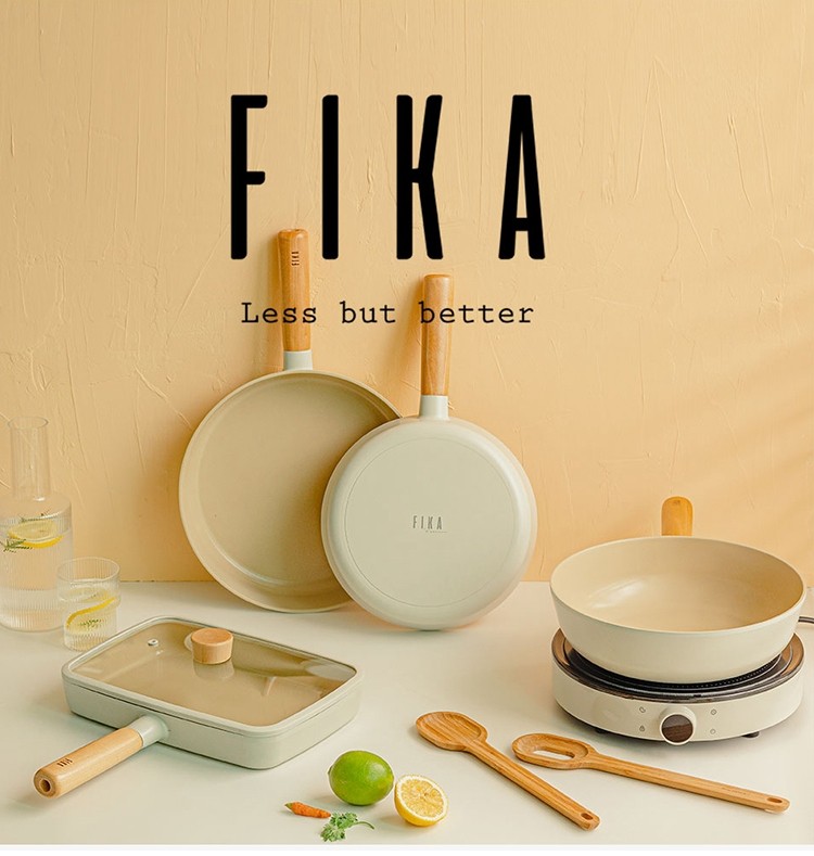 Neoflam韩国原装进口fika煎锅炒锅不粘锅炒菜锅奶锅双耳锅深汤锅