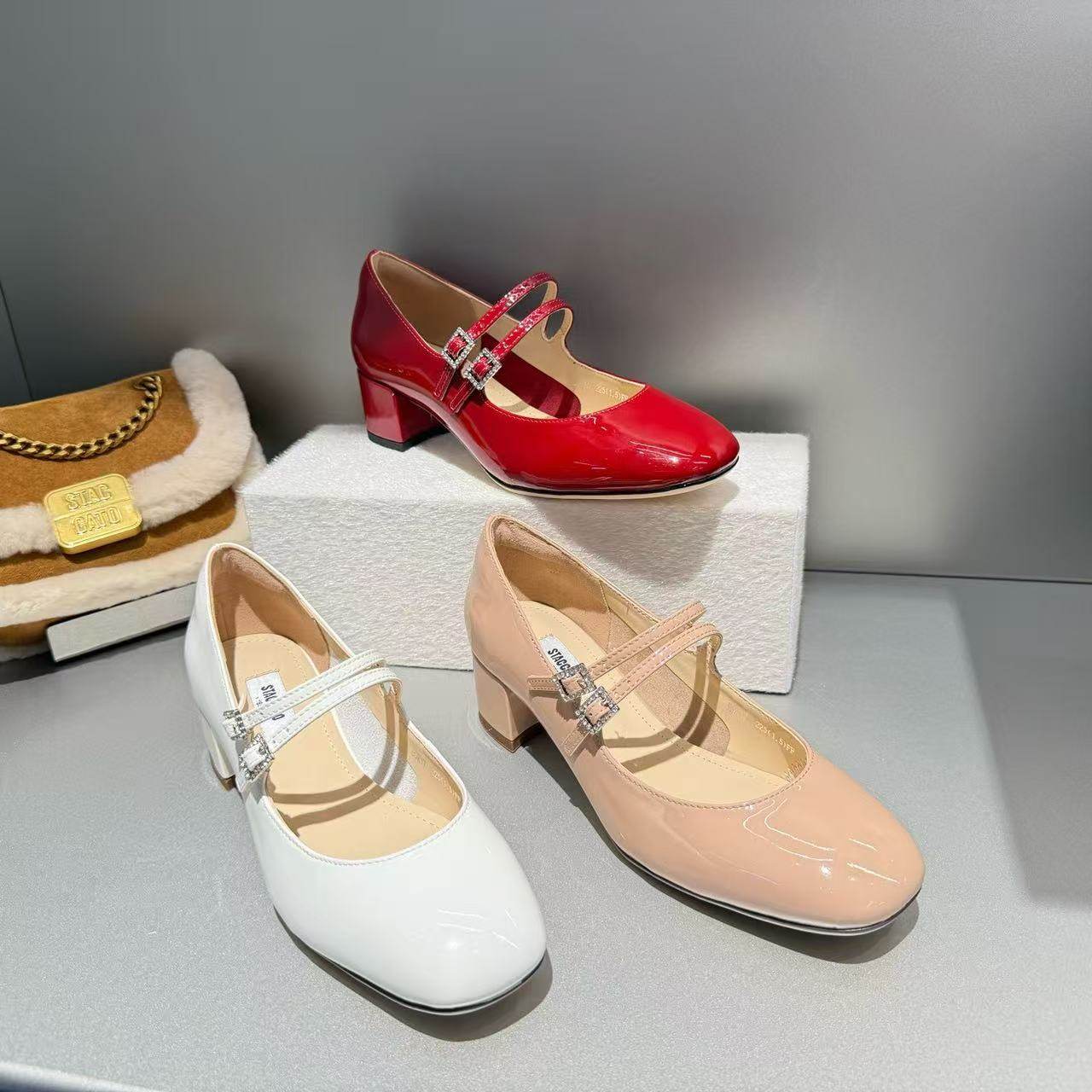 思加图2026春新款法式复古玛丽珍鞋浅口单鞋女休闲小皮鞋EGR17AQ6,女鞋,玛丽珍鞋,淘宝优惠券,粉丝福利购,淘宝优惠卷