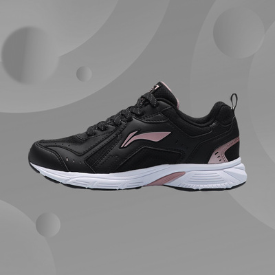 李宁运动鞋女款夏季新款减震防滑女子休闲潮流跑鞋ARHP148