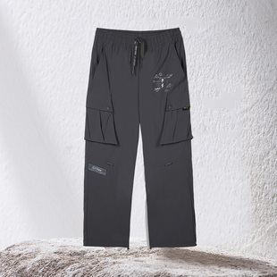 AKXQ541 收口宽松舒适潮休闲长裤 李宁X故宫·宝蕴楼联名款 男女同款