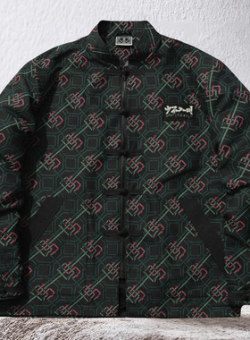 李宁正品BADFIVE少不入川系列 唐装盘扣立领休闲夹克外套AFDR381