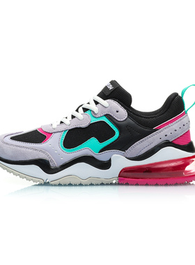 中国李宁COUNTERFLOW男女情侣新源NEON气垫减震运动休闲鞋AGCP138