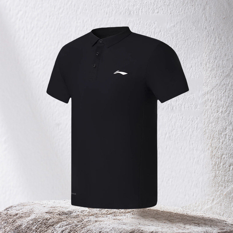 李宁正品夏季新款休闲百搭舒适透气男子POLO衫APLS173