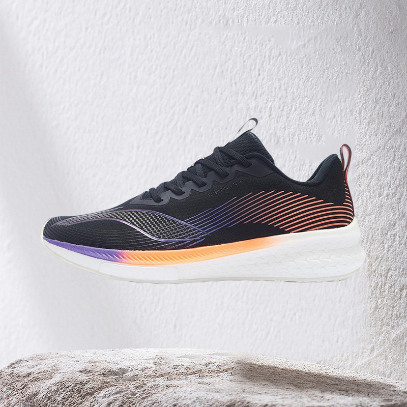 李宁正品冬季新款休闲运动城市跑步男子透气防臭鞋ARMS025