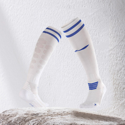 李宁足球袜男长筒袜子儿童足球袜过膝球袜加厚吸汗球袜AWLM071