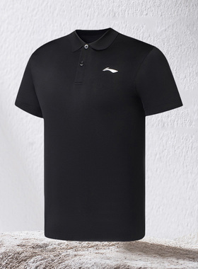 正品 李宁夏季款男子短袖宽松 POLO衫 APLS073