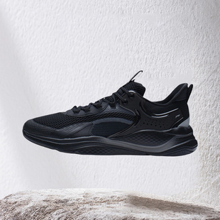 男子运动休闲舒适透气轻便跑步鞋 流云 AGLS059 新款 李宁正品