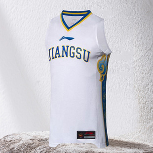 李宁正品18-19赛季CBA江苏肯帝亚球迷版球衣背心比赛服AAYN763